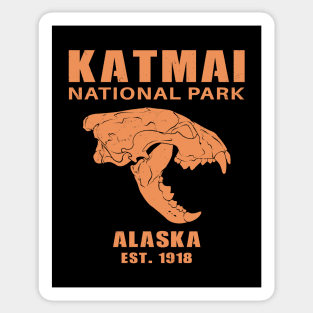 Katmai National Park Alaska Sticker